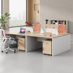 Ensemble bureau et chaise de bureau, bureau d'ordinateur simple pour employés avec chaise ergonomique pour usage professionnel - Product Image 4