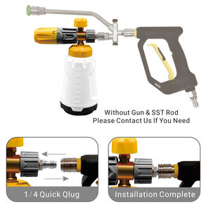 Lavadora de Carros de Alta Pressão com Canhão de Espuma para Limpeza de Juntas Metálicas - Product Image 3