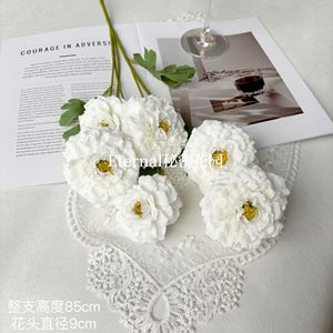 ดอกโบตั๋นประดิษฐ์ Secret Garden สูง 85 ซม. เส้นผ่านศูนย์กลาง 9 ซม. สำหรับตกแต่งงานแต่งงาน จัดดอกไม้ผ้าไหม - Product Image 2