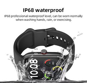 Veryfit akıllı saat IDW20 IP68 su geçirmez 1.91 inç ekran silikon kayış IOS kare APP uyumlu kalp hızı adımları sayma - Product Image 3