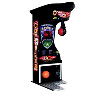 Machine à Poing Électrique Commerciale <span class=keywords><strong>Rocky</strong></span> Boxer, Équipement de Boxe Jaune Kalkomat King Punch - Product Image 2