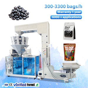 Machine d'emballage haute vitesse pour sachets préformés Doypack (haricots rouges, lentilles vertes, haricots noirs, granulés) - Product Image 1