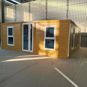 Grande cabine modulaire préfabriquée extensible Maison conteneur en bois et acier plat conforme aux normes pour villa hôtel immeuble <span class=keywords><strong>de</strong></span> bureaux utilisation <span class=keywords><strong>réunion</strong></span> - Product Image 2