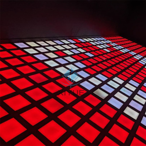 <span class=keywords><strong>Gioco</strong></span> di fuga da interni con piastrelle per pavimento a LED interattive 30x30cm che saltano il <span class=keywords><strong>gioco</strong></span> reticolo per la griglia di attivazione Multi-giocatore del parco divertimenti - Product Image 5