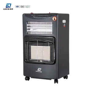 2 In 1 Lightweight And Portable Gas Electric Room Heater With Comprehensive Safety Features With Easy-Move Features For Home