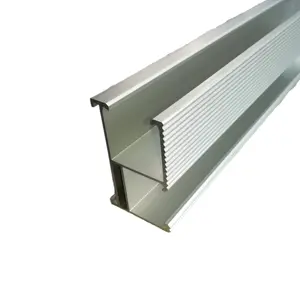 RN SOLAR-riel de montaje de aluminio, AL6005-T5 de 10 micras, anodizado, 4200mm