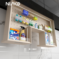 Nouveau panier coulissant NISKO 2026 de luxe et durable pour rangement domestique d'assaisonnements, couverts et ustensiles de cuisine dans les placards