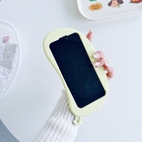 Nouvelle Coque de Téléphone en Silicone 3D Créative et Mignonne en Forme d'Avocat pour iPhone 17 16 Pro Max 15 13 – Housse Souple Antichoc en Silicone