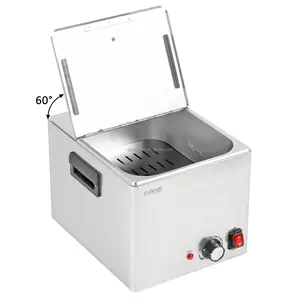 Profession eller Hersteller 10L Edelstahl Propan Hot Dog Dampfer Wurst wärmer mit Griffen