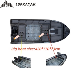<span class=keywords><strong>Nuevo</strong></span> Bote Eléctrico de HDPE de Gran Tamaño, 4.2M X 1.7M, con la Mejor Vista y Asientos Cómodos para 4 Personas - Product Image 1