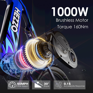 Motocicleta Eléctrica de Carreras de 1000W, Nuevo Modelo, 52V 20AH, Fibra de Carbono, 60km de Autonomía, Venta Directa de Fábrica, Envío Mundial - Product Image 4