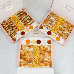 Scatola da Asporto per Sandwich Shawarma, Contenitori per Salumi con Coperchio, Confezione per Brunch <span class=keywords><strong>e</strong></span> Degustazioni - Product Image 4