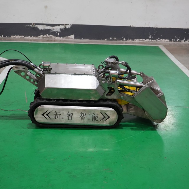 High Suction Power 450mm Width Underwater Pipeline Sewerage Treatment Sludge Cleaning Robot