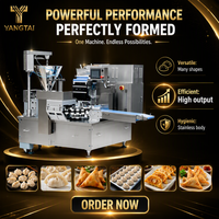 Machine industrielle multifonctionnelle pour la fabrication de raviolis, gyozas et samosas, économie de main-d'œuvre, 180 pièces/min, 380V, pour cuisine commerciale