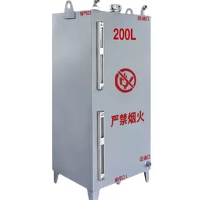 Pelat Guling dingin tebal dari tangki minyak generator Diesel dapat disesuaikan untuk tangki minyak khusus 100/500L