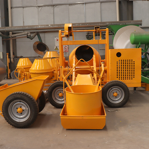 Máy trộn bê tông tự động chạy dầu diesel chất lượng tốt nhất 350L, máy trộn xi măng di động có cần cẩu nâng, để bán - Product Image 5