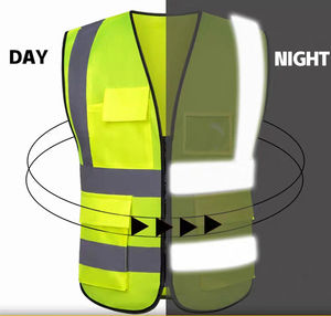 سترة سلامة عاكسة عالية الوضوح لأعمال الطرق المرورية - Product Image 4