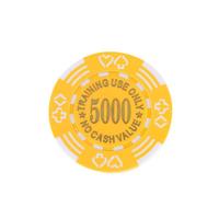 Nouveau design jeton de poker ABS 11.5 grammes Double Pok Flower Las Vegas Casino Poker Chip Baccarat Chip Coin jeton personnalisé