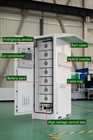 Système de stockage de batterie au lithium LiFePO4 WATTSOLAR 112KWH 215KWH 241KWH, armoire BESS, onduleur hybride tout-en-un 50KW 100KW 125KW