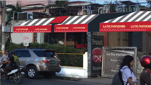 Toldo de <span class=keywords><strong>puerta</strong></span> fijo comercial con marco de aleación de aluminio Operación manual-Toldos - Product Image 2