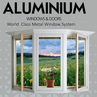 Ventanas de PVC de Doble Acristalamiento con Rejillas y Claraboyas, Modernas, de Vidrio Templado y Vinilo UPVC, Fabricadas por OEM al por Mayor