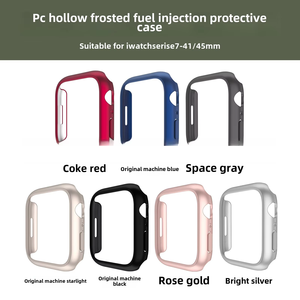 Compatibilidad para <span class=keywords><strong>Apple</strong></span> <span class=keywords><strong>Watch</strong></span> Series 10 y Ultra 2 Smart <span class=keywords><strong>Watch</strong></span> Case en 2 PC Hollow Design IWatch 9 Case - Product Image 4