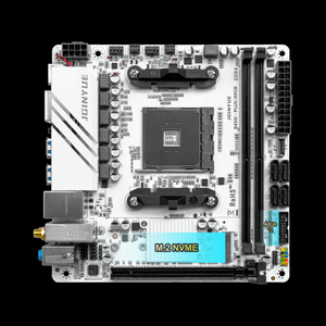 JGINYUE 450i Plus ARGB ITX scheda madre SATA Hard disk supporta per Ryzen R5 4000/5000 serie processori DDR4 <span class=keywords><strong>RAM</strong></span> Dual New - Product Image 5