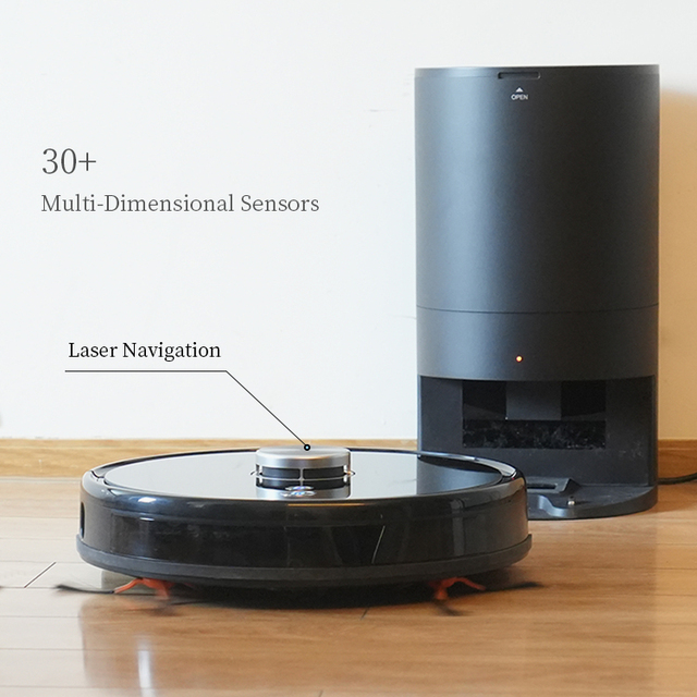 Aspiradora Vacuum Cleaning Robot 3000pa LDS Smart Sweeper Sweeping Robot Vacuum Cleaner Apsirateur with Self-Emptying Dustbin