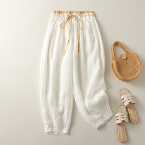 <span class=keywords><strong>Pantalones</strong></span> Casuales de Mujer de Cintura Alta, Estilo Retro, Holgados y Estilizantes, Nueva Colección Verano 2026, Venta al Por Mayor - Product Image 6