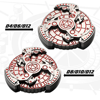 7-in-1 Spinner DND Würfelset Roulette-Rad-Würfel Dungeons and Dragons Kompass-Würfel Cooles RPG-Rollenspiel-Tischspiel