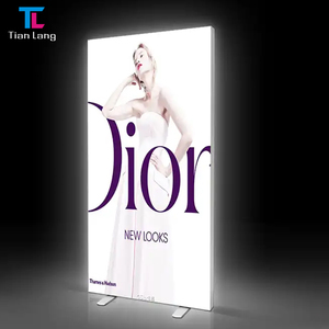 TianLang Led Textile Light Boxes Exhibition Aluminum <b>Picture</b> <b>Frame</b> Snap Textile Led Light <b>Box</b> Textile Light <b>Box</b> - Product Image 2