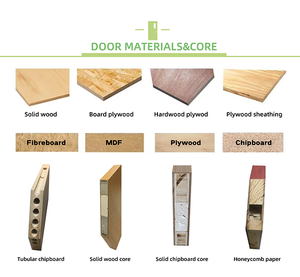 Puertas Cortafuego de Madera Maciza con Certificación UL, Diseño Moderno para Interiores, Resistentes al Fuego Durante 90 Minutos, para Hoteles y Apartamentos - Product Image 3