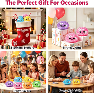 1-12 Unidades de Juguete Antiestrés Realista de Panecillo al Vapor, con Expresión de Dibujos Animados, Suave, de Rebote Lento, Alivia la Ansiedad, para Oficina, Hogar, Fiestas y Regalos - Product Image 6