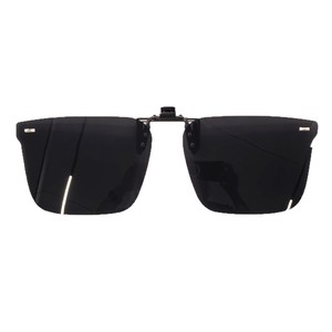 New UV400 Polarized Sunglasses Stainless Steel <b>Frame</b> TAC Lens Flip Up <b>Clip</b> On Unisex Driving Sunshades Type 3 Transmittance - Product Image 4