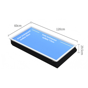 Smart Modern LED Integrated Ceiling Embedded Artificial Skylight <strong>Blue</strong> <strong>Sky</strong> <strong>Light</strong> for Bedroom Living Room Clear Natural Decoration - Product Image 4