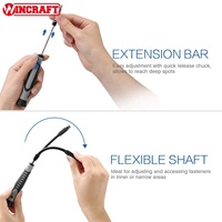 WINCRAFT 117in1 Set Obeng Presisi OEM untuk Kacamata, Jam Tangan, Komputer & Elektronik - Alat Multi-Bit Profesional