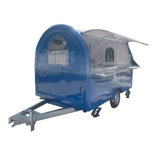 Remolque de comida barato totalmente equipado calle móvil camión de comida carrito de viaje <span class=keywords><strong>camping</strong></span> Camper remolque furgoneta bicicleta - Product Image 4