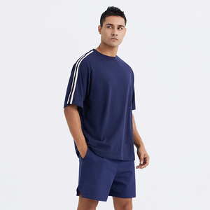 Camiseta de Algodón 100% Tejido con Serigrafía Personalizada, de Alta Calidad, Estilo Urbano, Lisa, para Hombre, de Gran Gramaje, Oversize, Anti-Pilling - Product Image 2