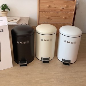 ถังขยะแบบมีฝาปิด, 12L ทรงถังทำจากสเตนเลสสตีลสำหรับใช้ในบ้านขนาด {Si M Ge} ขนาดความจุขนาดใหญ่ LJT-002 LJT-002ห้องนั่งเล่นในบ้าน - Product Image 4