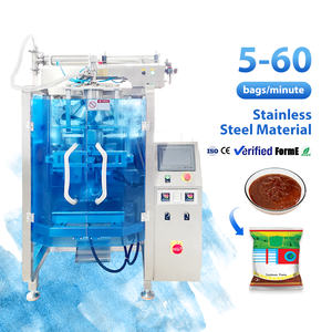 เครื่องบรรจุแบบ VFFS ความเร็วสูงสำหรับซอสข้นหนืด: ชีส ซอสพาสต้า และผลิตภัณฑ์นม – เครื่องบรรจุแบบลูกสูบ, บรรจุภัณฑ์แบบตั้งได้ ระบบเซอร์โวควบคุมความแม่นยำ - Product Image 1