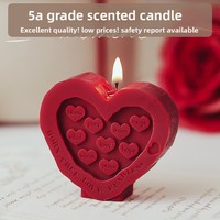Qixi Festival Geschenk Grenzüberschreitende Sojawachs-Duftkerze Kreative Herzförmige Handgemachte Koreanische Duftkerze für Souvenirs