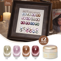 Miss Gooey, ensemble de vernis gel œil de chat à haute pigmentation, 12 couleurs, professionnel, sans TPO ni Hema, CE/MSDS, fournisseur de vernis gel magnétique, OEM