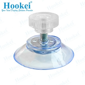 ถ้วยดูดสุญญากาศพีวีซีใสแบบกำหนดเองพร้อมน็อตยึดสำหรับแขวนกระจก - Product Image 3