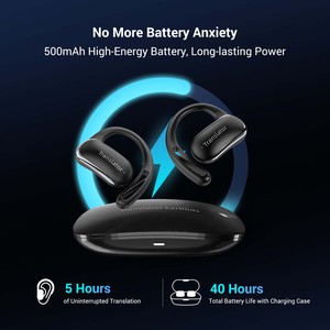 Tai nghe dịch thuật thời gian thực Wooask F56 AI OWS, thiết bị dịch ngôn ngữ hai chiều với dịch thuật ngoại tuyến miễn phí trọn đời - Product Image 3
