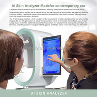 Analyseur de peau portable avec technologie IA, caméra scanner facial 3D, 40 millions de pixels HD, appareil d'analyse cutanée à usage domestique