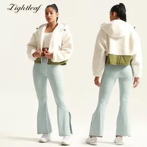 Lightleaf Sudadera Mujer Felpa דונה 2023 חדש סגנון כושר ללבוש נשים יוגה בתוספת גודל חורף מעיל לנשים