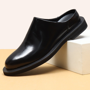 Chaussures plates décontractées et habillées DSYX pour hommes, en cuir véritable respirant, légères, à enfiler, pour affaires, mariage et extérieur - Product Image 1