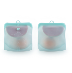 Grade Silicone Reusable Seal Food Storage Bags for Meat <b>Fruit</b> Veggies - Product Image 5
