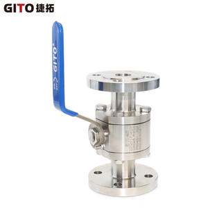 Válvula de Bola con Brida de Acero Inoxidable DN25 de Alta Presión, de Tres Piezas, Forjada, Manual, para Agua y Gas, Personalización OEM - Product Image 3