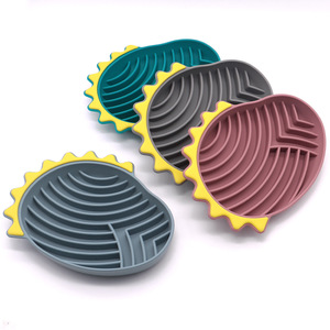Hot-selling Practical new design cute <b>slow</b> food bowl simp bowl strong suction base silicone pet <b>dog</b> cat <b>slow</b> <b>feeder</b> - Product Image 1